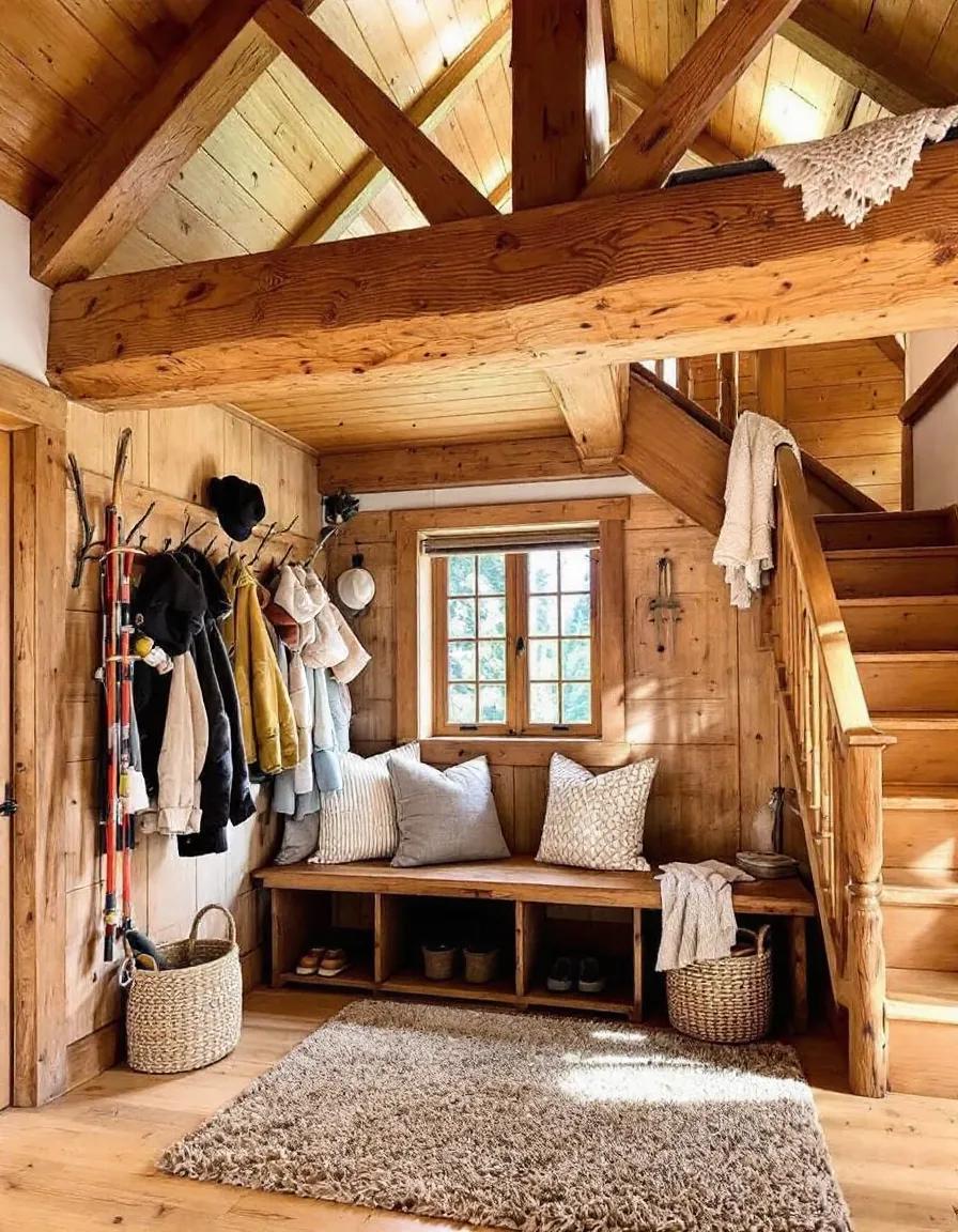 Rustic Cabin Entryway Style Inspiration | Muse by Wayfair, image size:896x1152