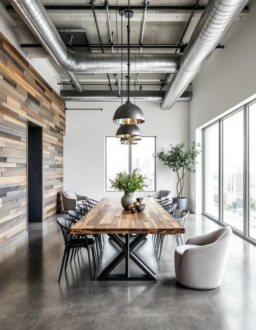 Modern Industrial Dining Inspiration | Muse by Wayfair, image size:896x1152